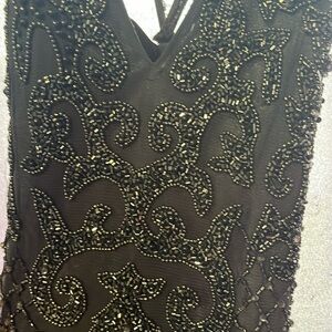 Only worn once! Open criss cross back! Stunning dress!